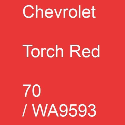 Chevrolet, Torch Red, 70 / WA9593.